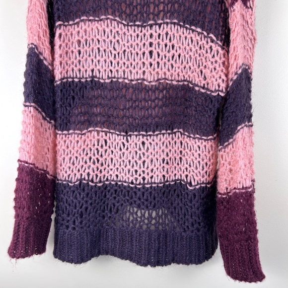 Mohair Blend women’s open knit sweater size small - Picture 4 of 11